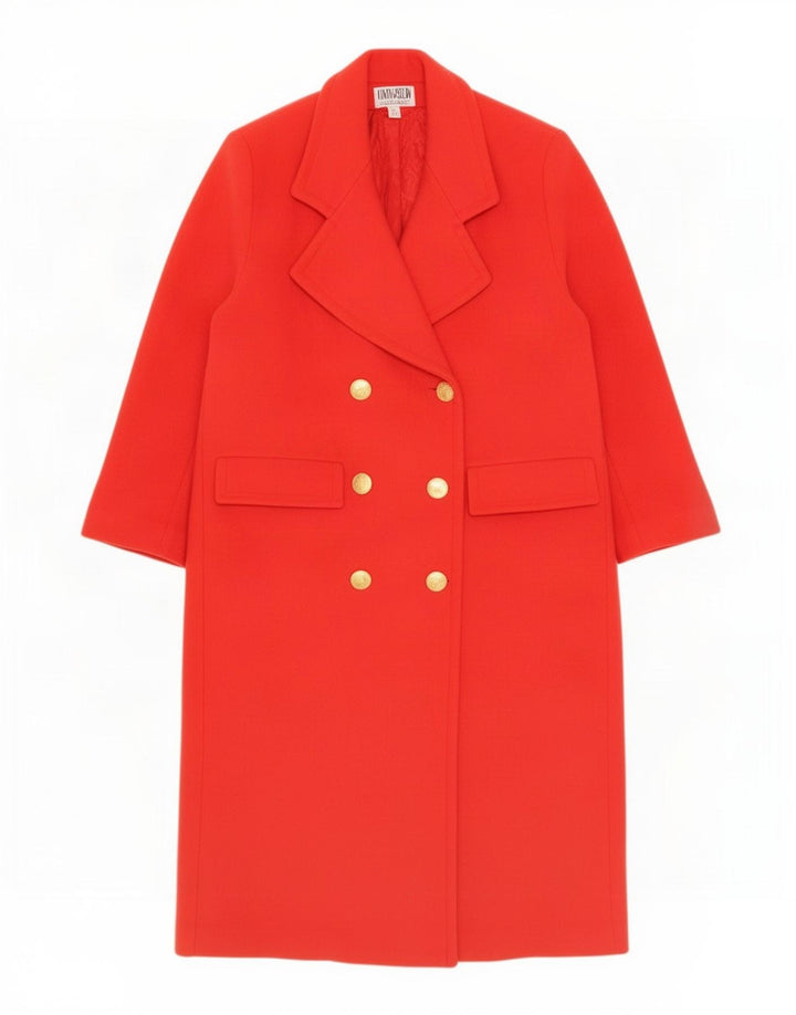 Cappotto doppiopetto oversize da donna Mansfield UK 14 Large Rosso