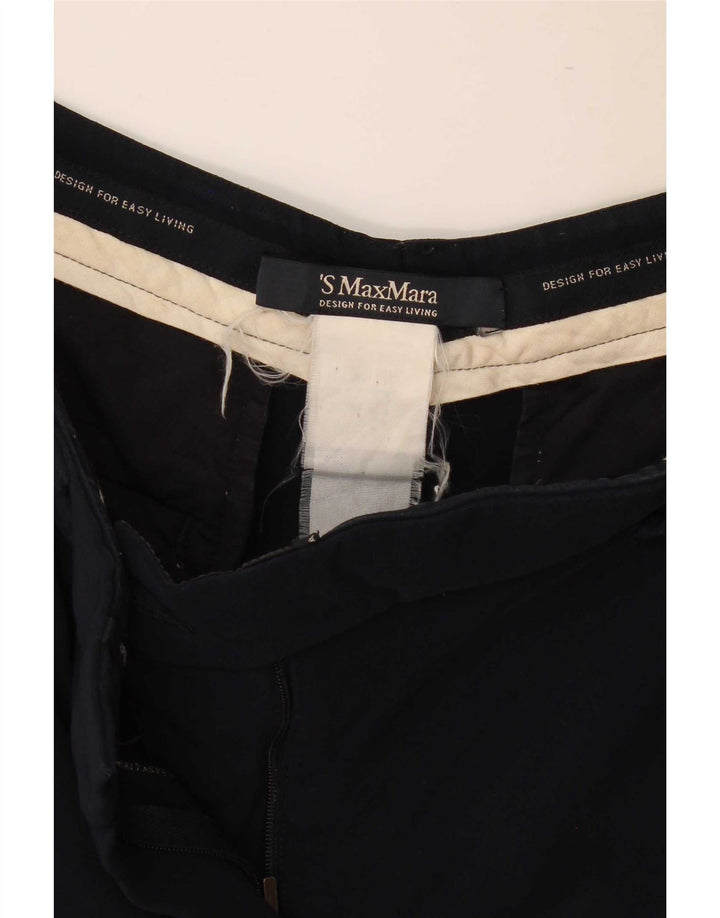 Pantaloni Capri da donna Max Mara W30 L23 Blu navy