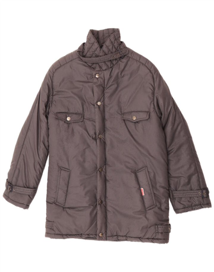 Saldi Cappotto imbottito da uomo E Pepe UK 36 Small Grigio Poliestere