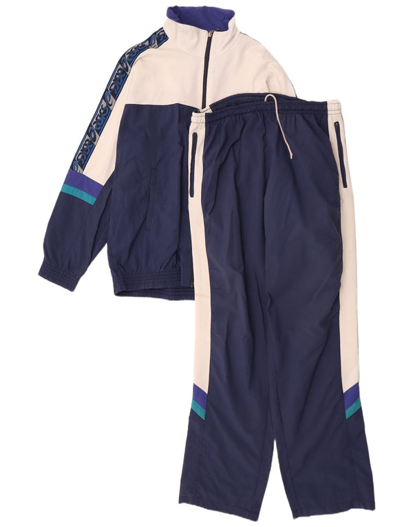 Tuta intera da uomo Asics Graphic IT 52 Large Blu Navy Colourblock