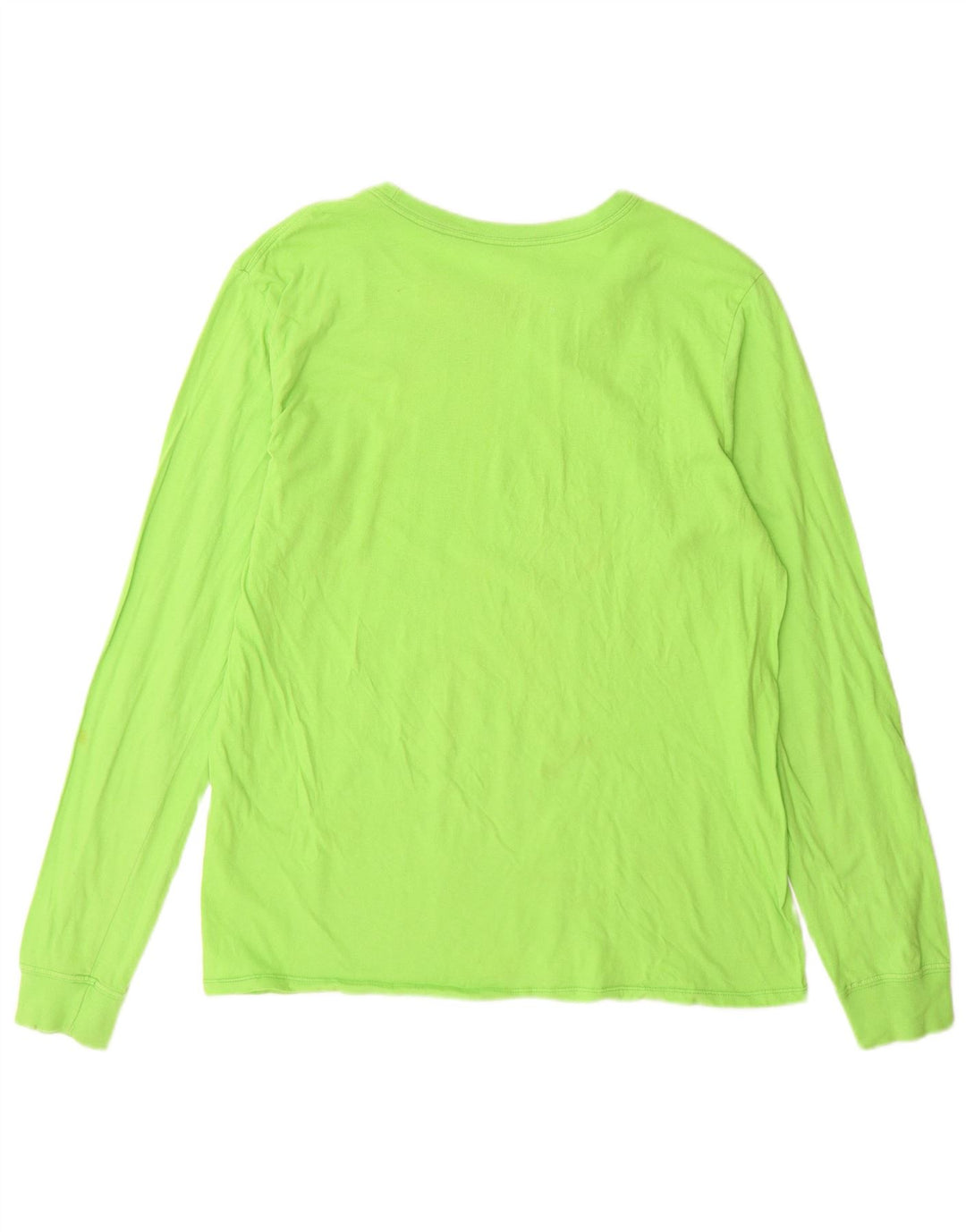 NIKE T-shirt da uomo dal taglio atletico Top in cotone verde medio