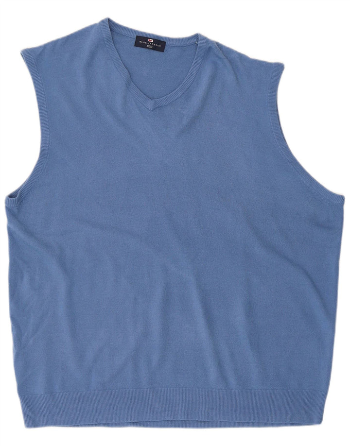 Canotta da uomo Marks & Spencer Blue Harbour Vest 2XL Acrilico blu