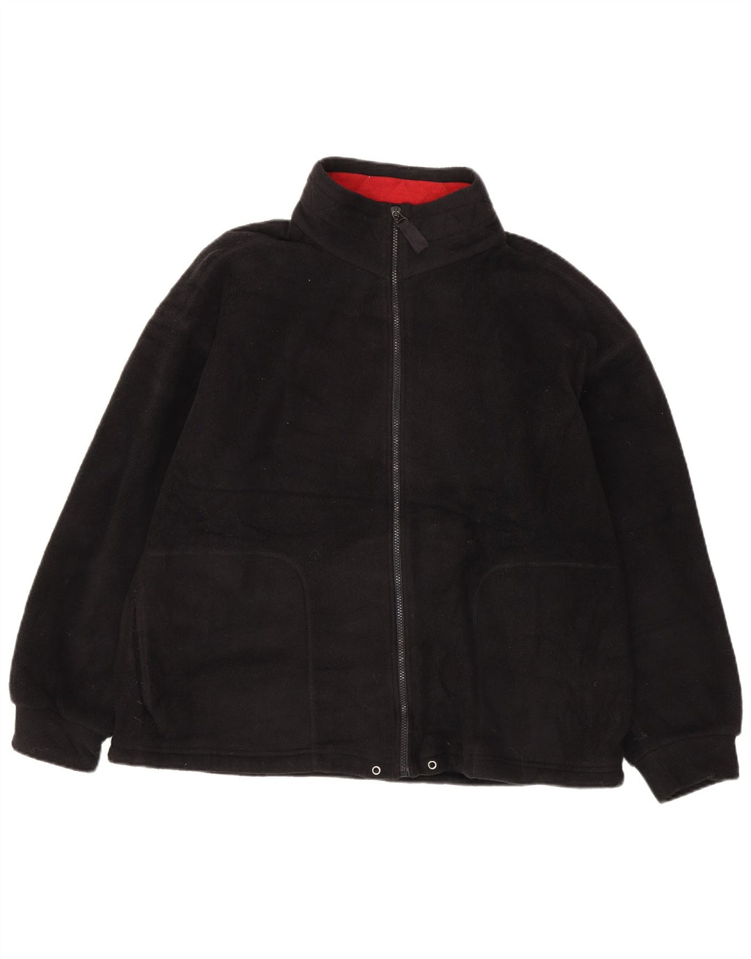 Giacca in pile oversize da donna Marks & Spencer UK 16 grande poliestere nero