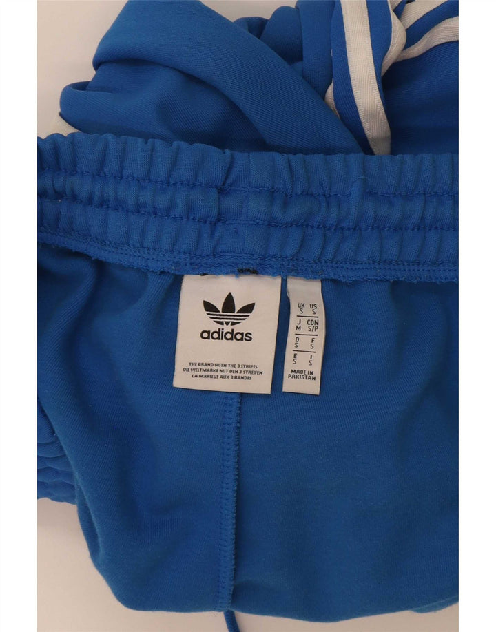 Pantaloni da tuta da uomo Adidas Joggers piccoli in poliestere blu