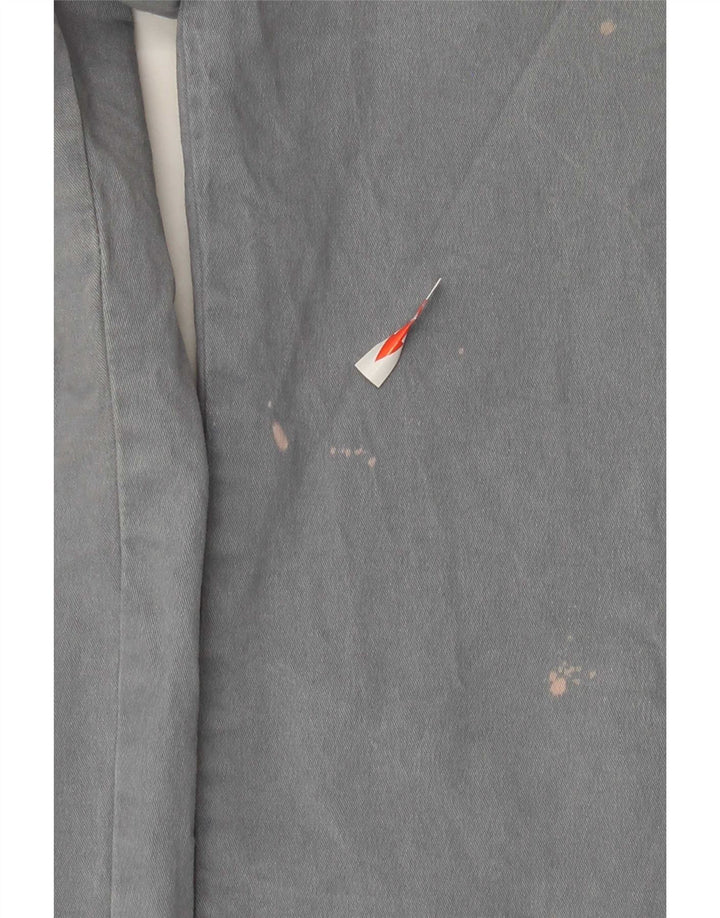 Pantaloni chino regolari da uomo Marks & Spencer W40 L33 cotone grigio