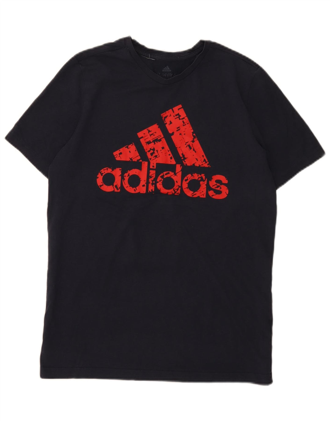 Maglietta grafica Adidas da ragazzo, 13-14 anni, blu navy