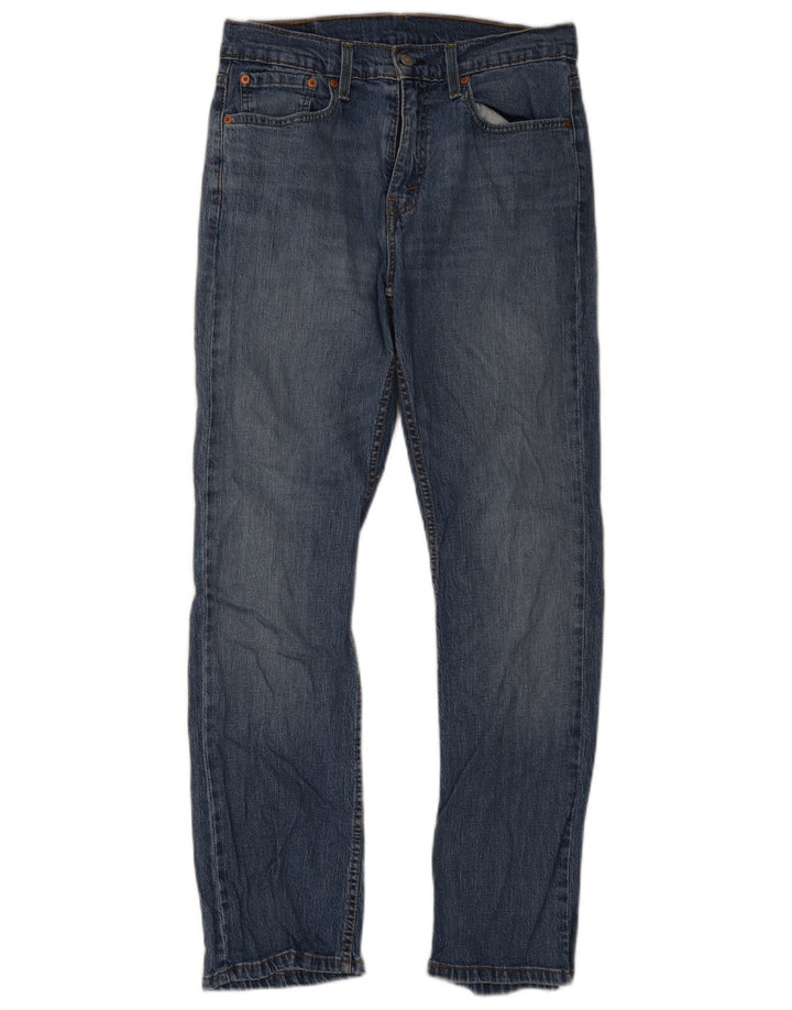 Levi's Uomo 527 Jeans Bootcut Slim W32 L32 Cotone Blu