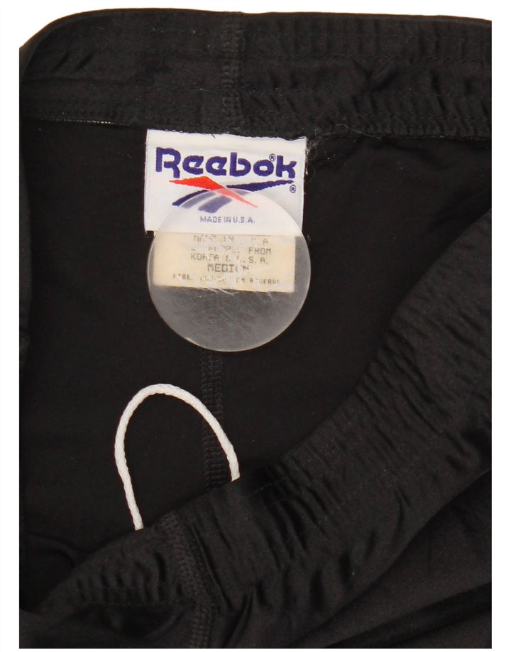 Leggings Reebok da donna UK 12 Medium Black Poliestere Colourblock