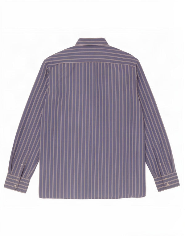 Camicia da uomo Tommy Hilfiger grande cotone a righe blu