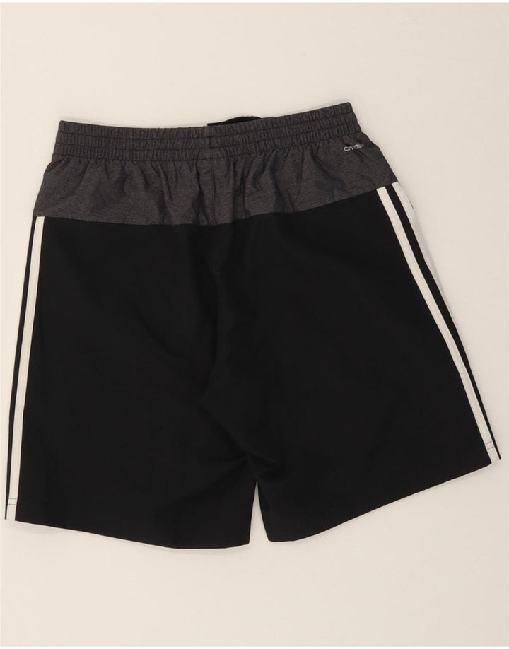 ADIDAS Mens Sport Shorts Small Black Polyester Vintage Adidas and Second-Hand Adidas from Messina Hembry 