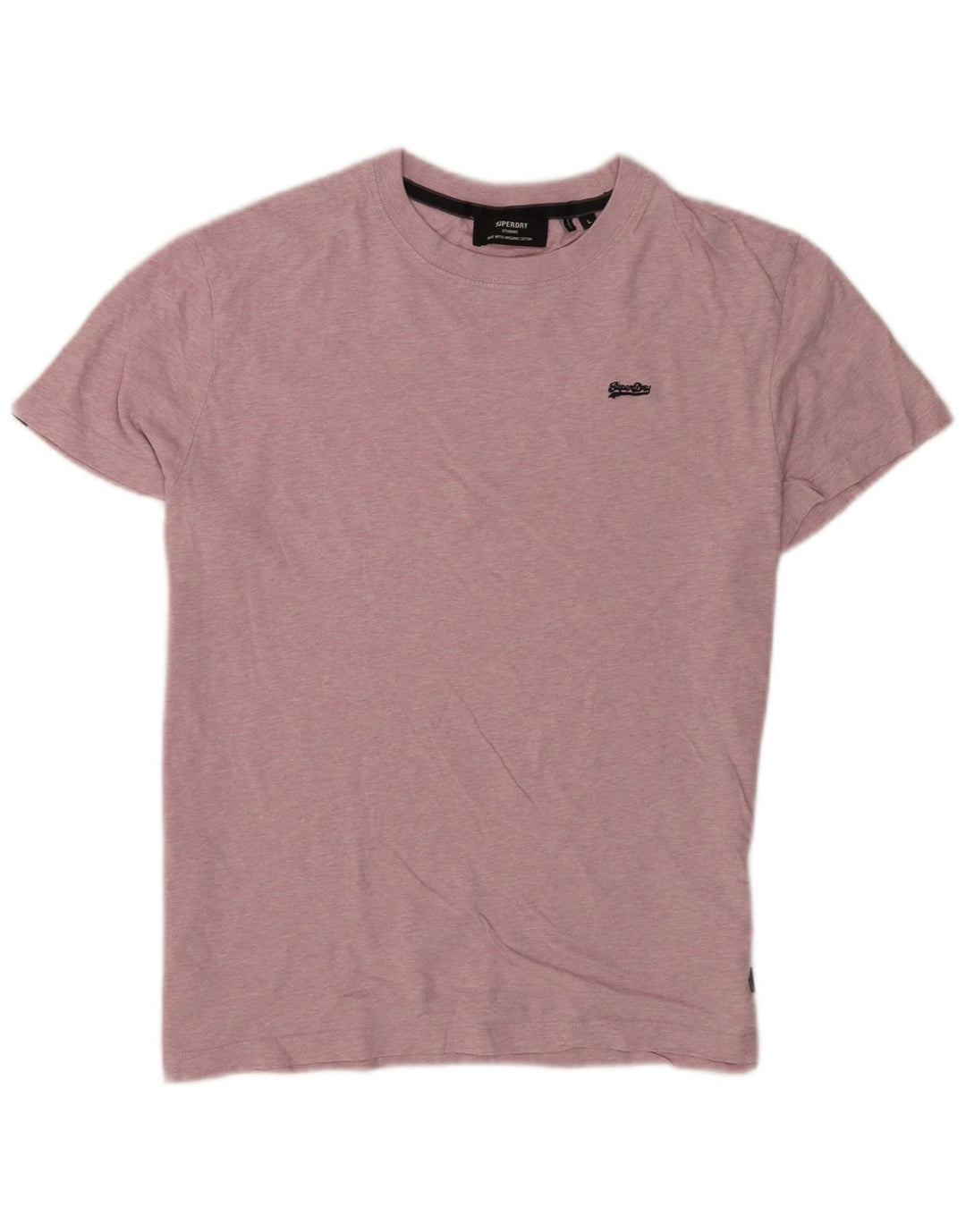 T-shirt da uomo Superdry Top Large in cotone rosa