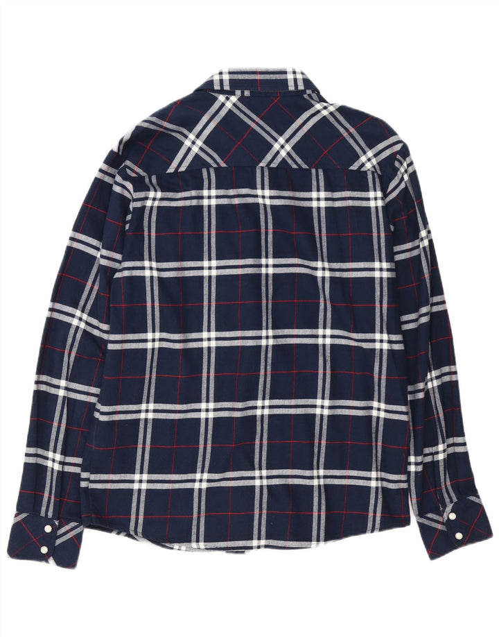 Camicia da uomo in flanella Carhartt grande cotone a quadri blu navy