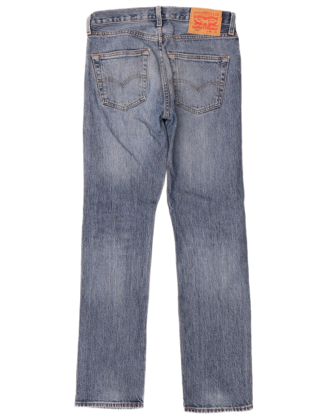 Levi's Uomo 501 Jeans dritti W28 L30 Cotone Blu