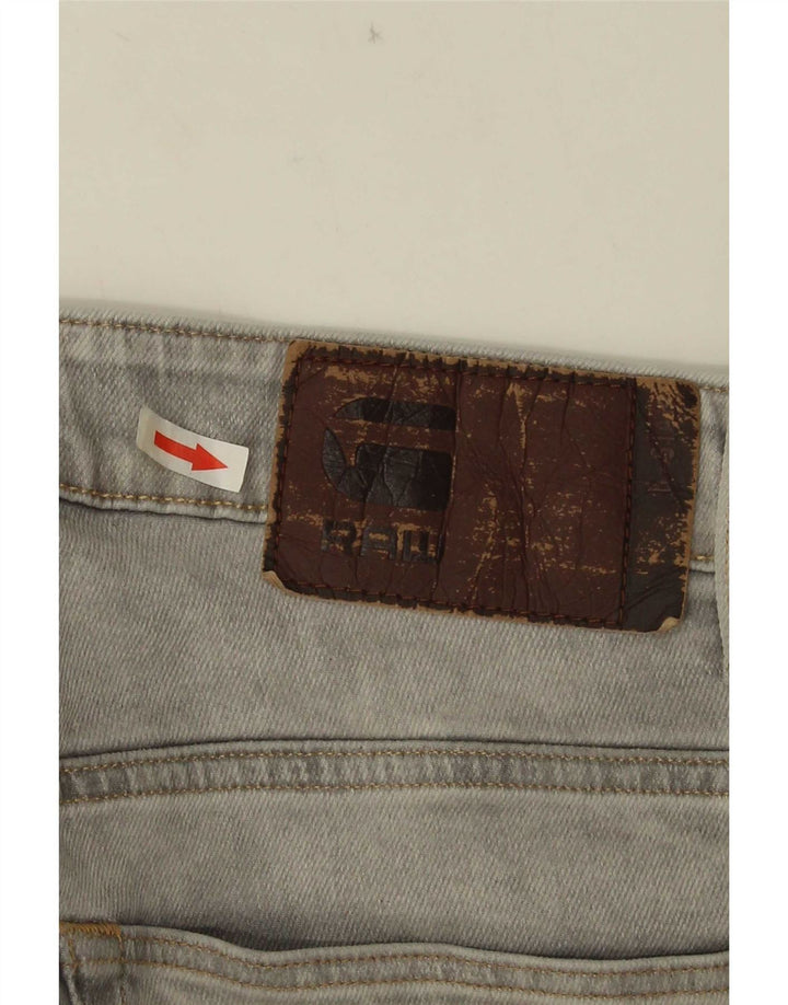 G-Star Mens 3301 Denim Shorts W32 Medium Grey
