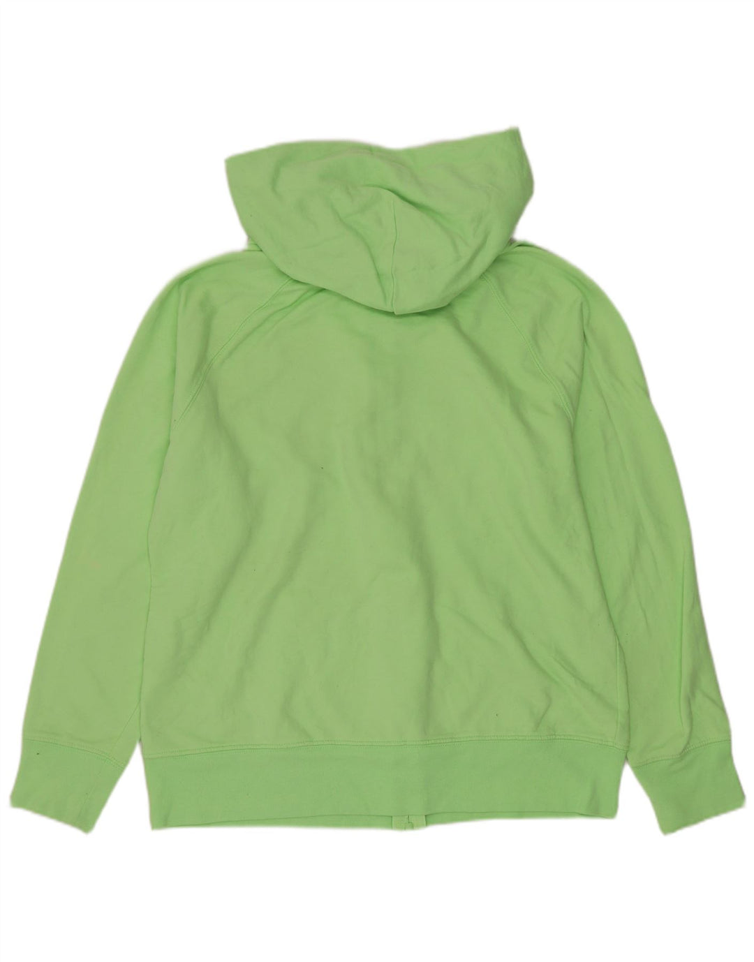 Maglione con cappuccio e zip grafica da donna GAP UK 16 grande cotone verde