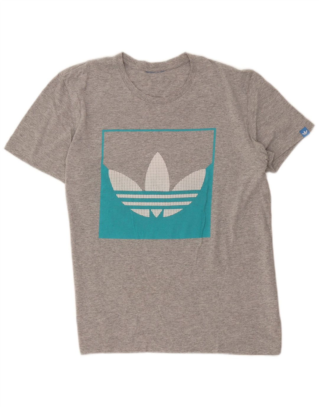 T-shirt grafica da uomo Adidas Top grigio medio