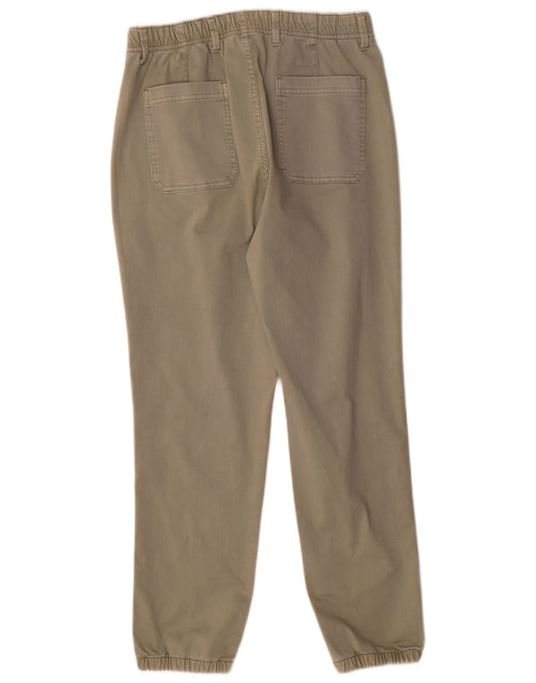 Pantaloni da jogging da donna Marks & Spencer slim fit UK 12 medio W30 L28 kaki
