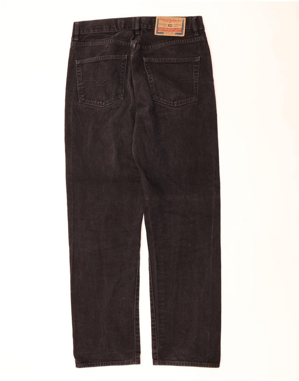 Jeans dritti da uomo Diesel W34 L31 cotone nero