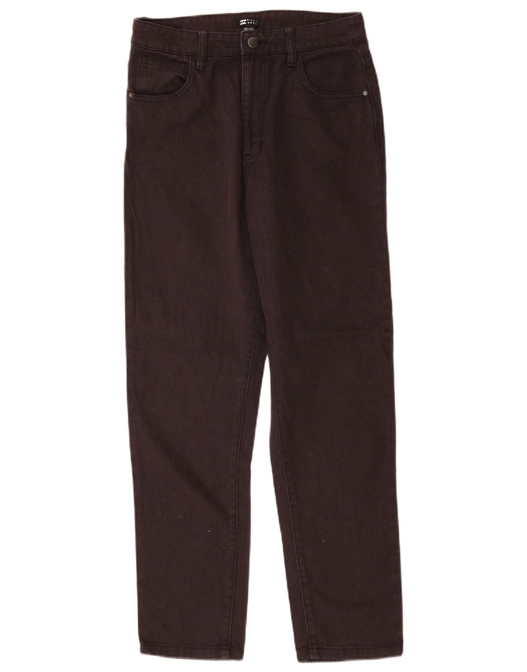 Jeans dritti da donna Billabong W28 L28 cotone nero