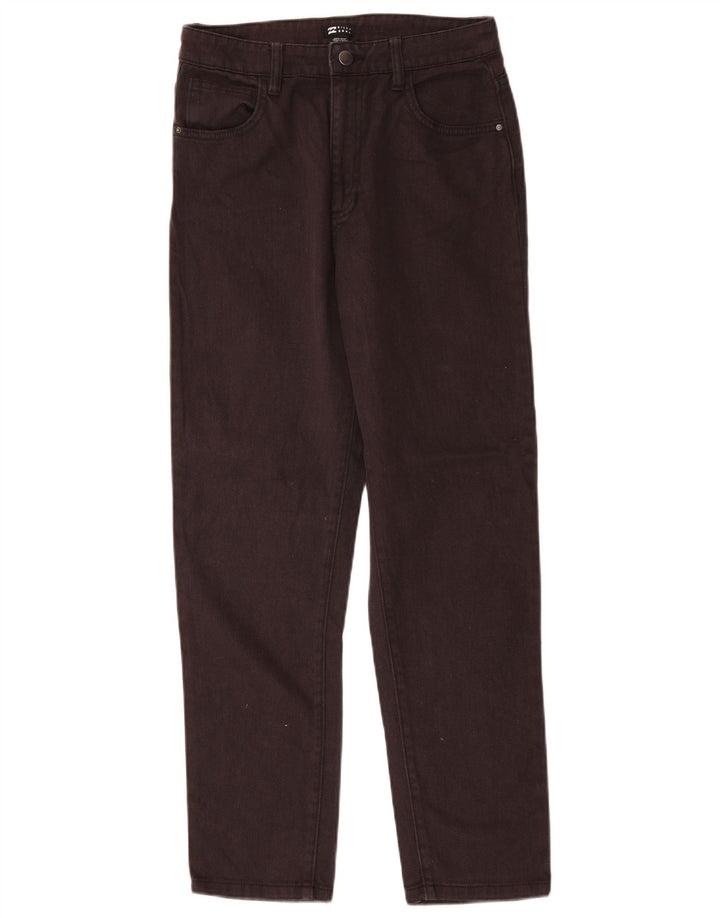 Jeans dritti da donna Billabong W28 L28 cotone nero