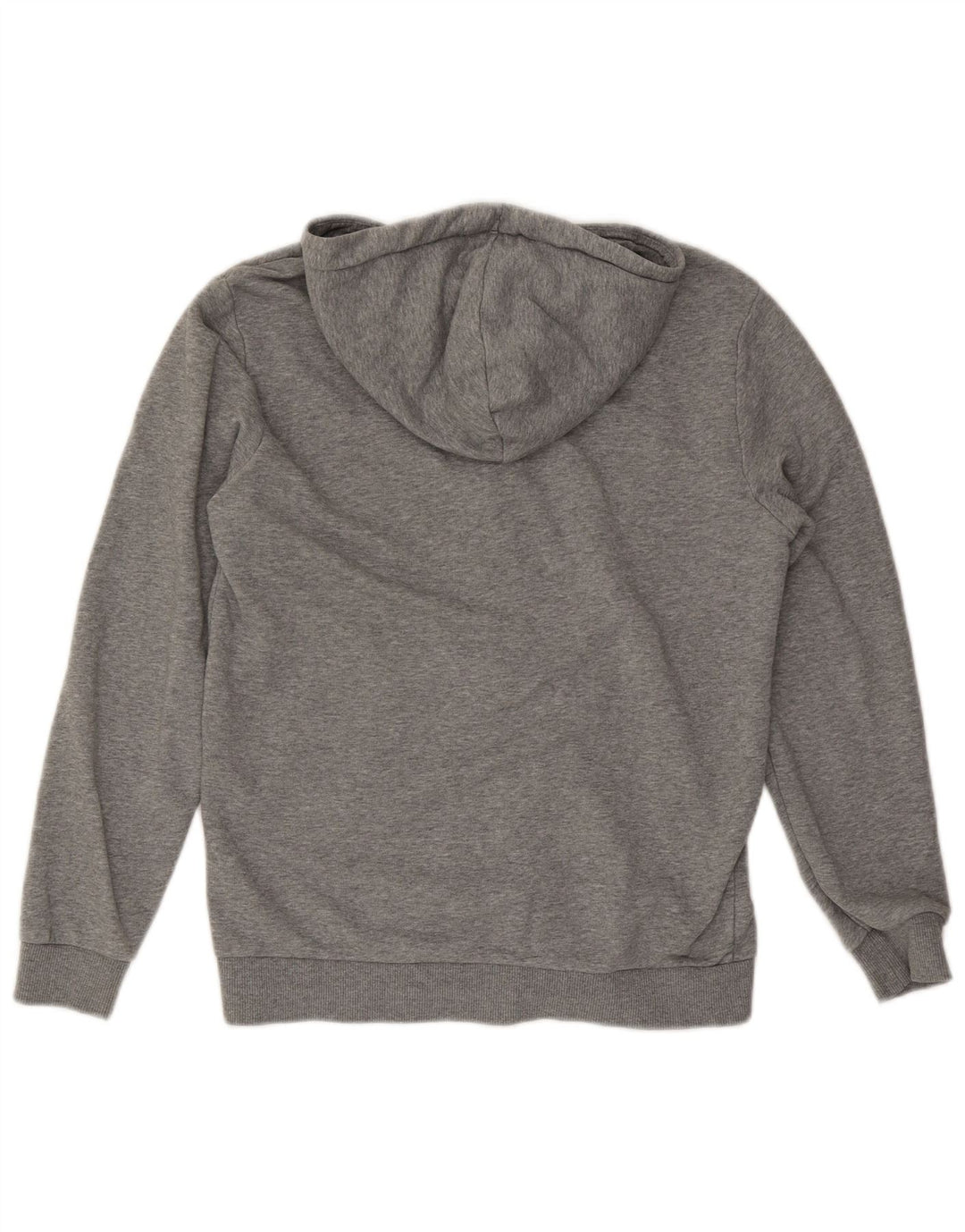 Felpa con cappuccio e zip Puma da uomo piccola grigia screziata