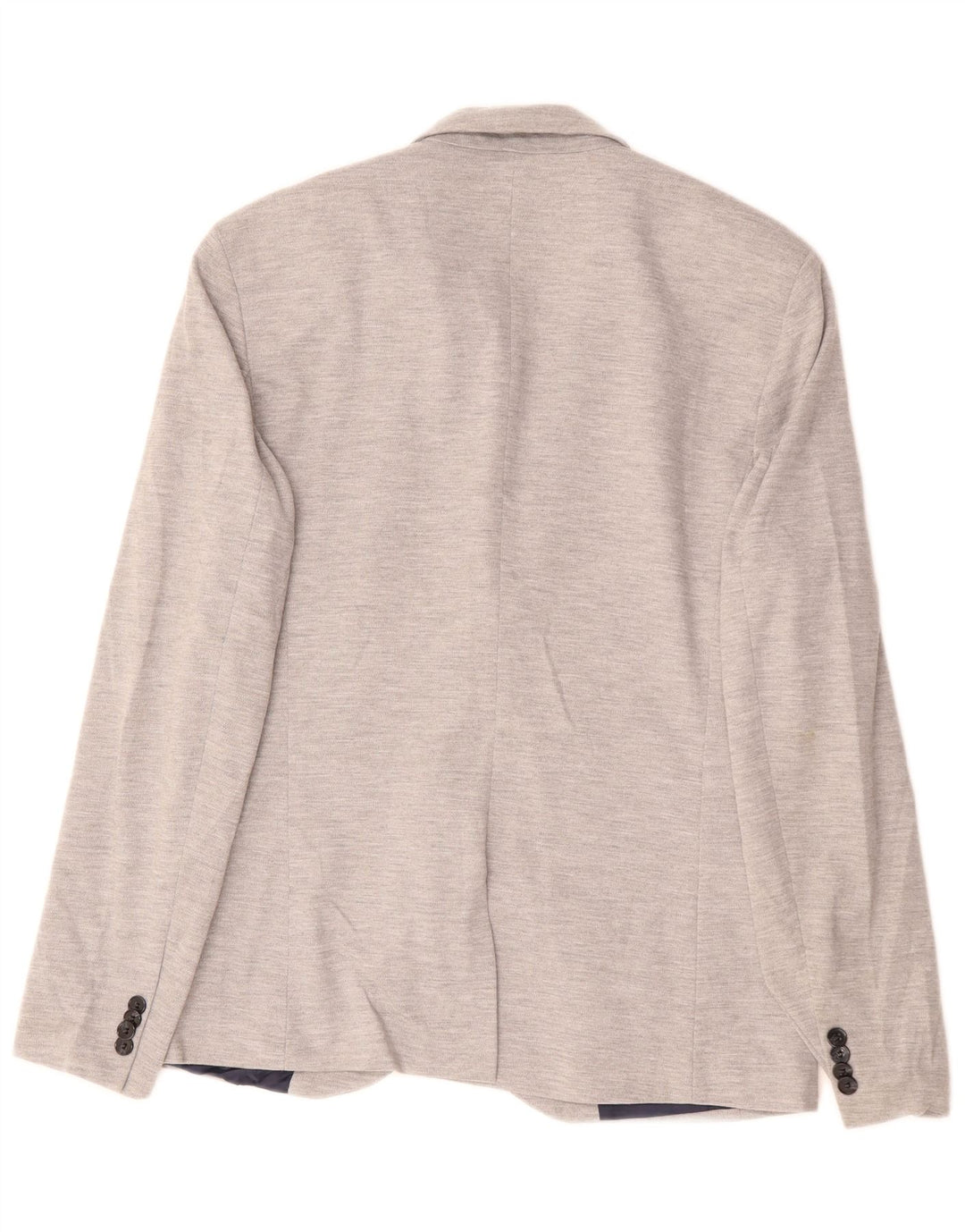 Giacca blazer da uomo a 2 bottoni Zara UK 42 XL poliestere grigio