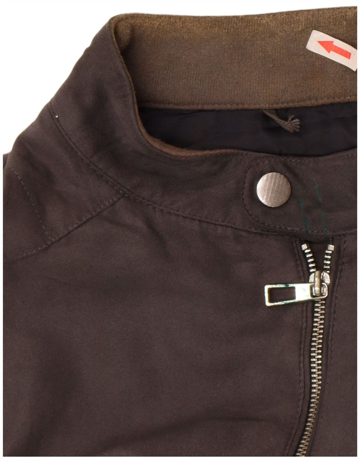 Giubbotto bomber da uomo Marks & Spencer UK 46 3XL Poliestere grigio