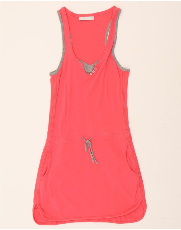 Abito t-shirt senza maniche da donna Champion UK 12 Cotone rosa medio