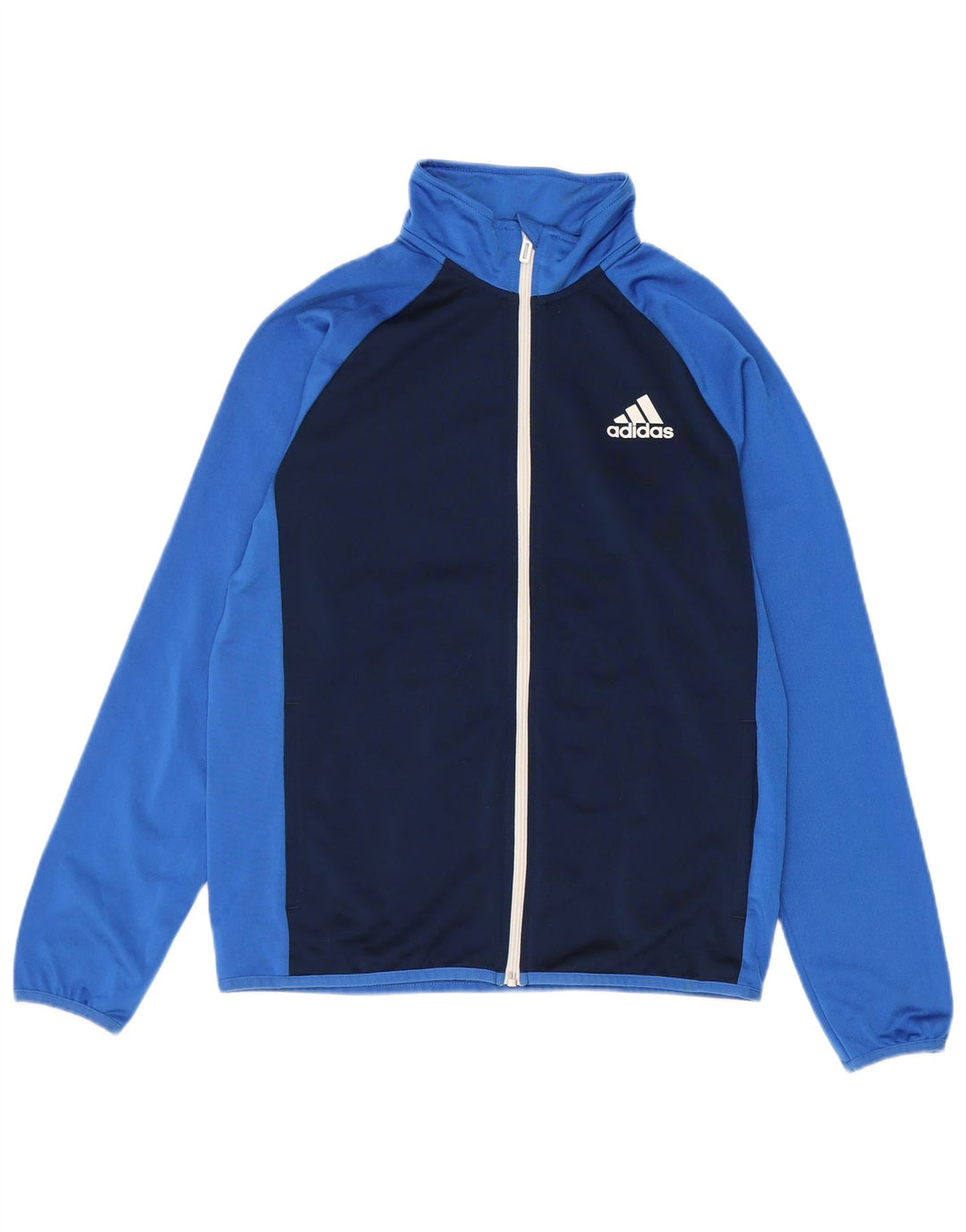 Giacca da tuta da ragazzo Adidas 13-14 anni Blu navy Colourblock