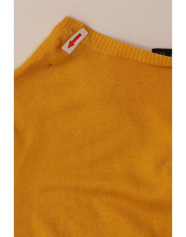 Maglione cardigan da donna Zara UK 14 grande giallo