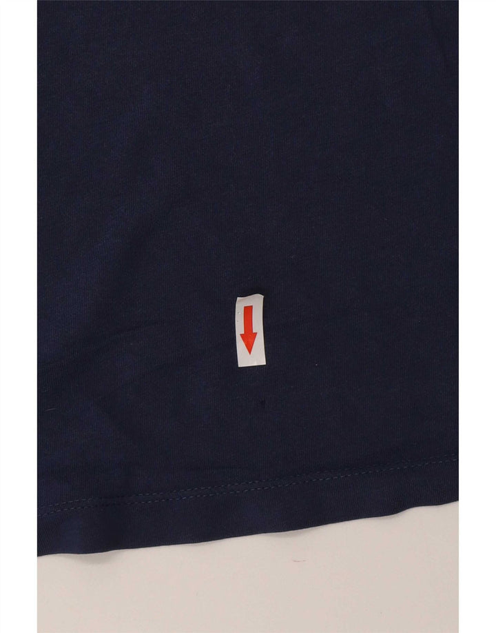T-shirt da uomo Nike Top Large in cotone blu navy