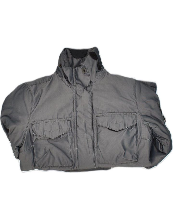 NORTH SAILS Mens Windbreaker Jacket UK 36 Small Grey Nylon Vintage North Sails and Second-Hand North Sails from Messina Hembry 