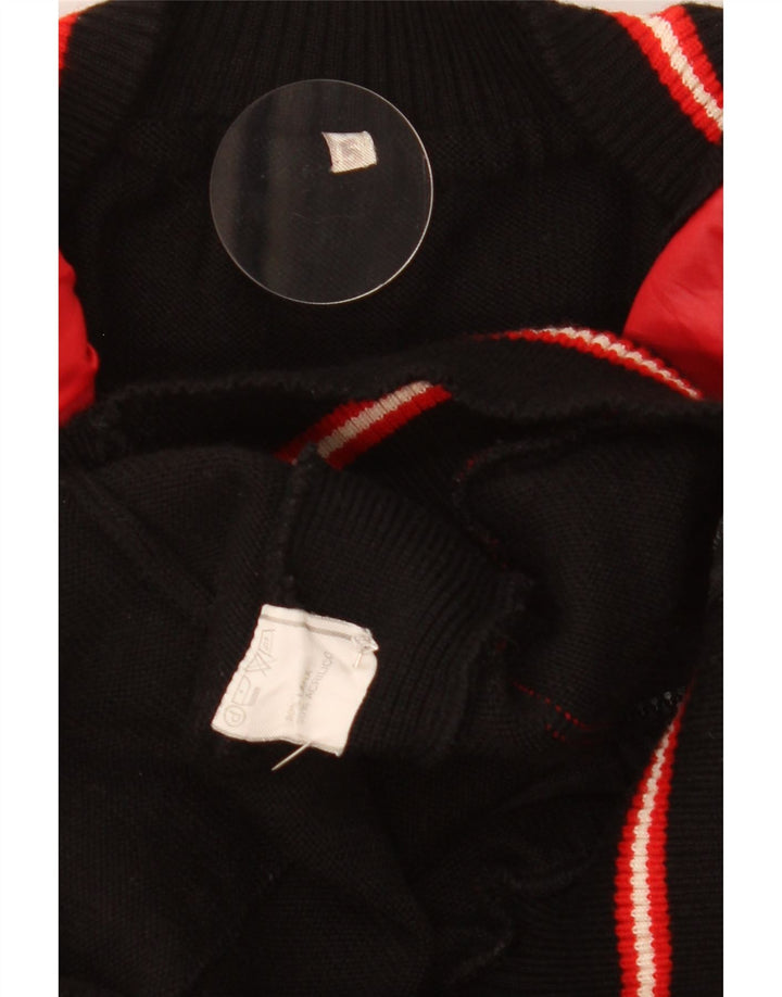 Giubbotto bomber da uomo Santini UK 38 Lana color block rosso medio