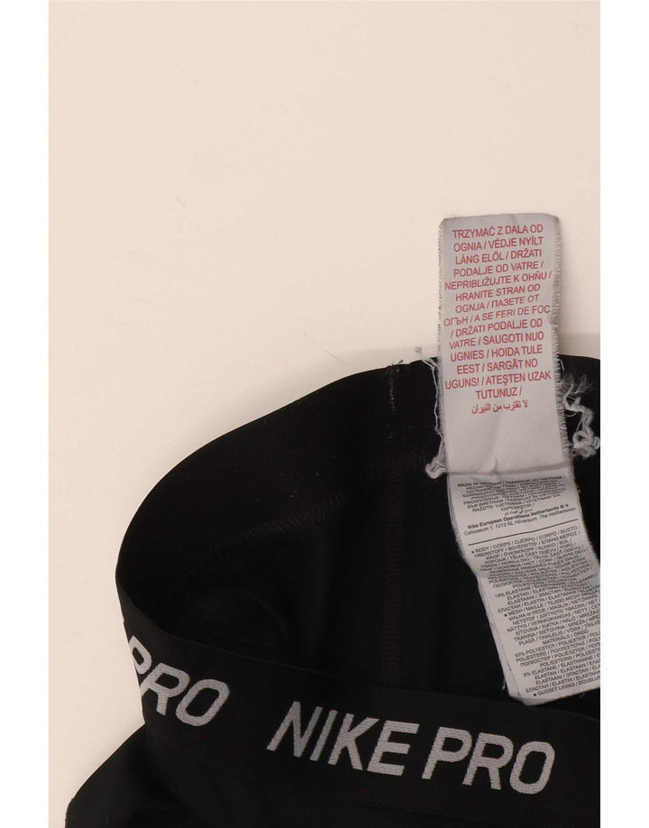 Leggings grafici Nike da ragazzo 9-10 anni in poliestere nero
