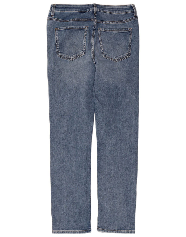 Marks & Spencer Womens The Sienna Straight Jeans UK 12 Medium W30 L28 Blue