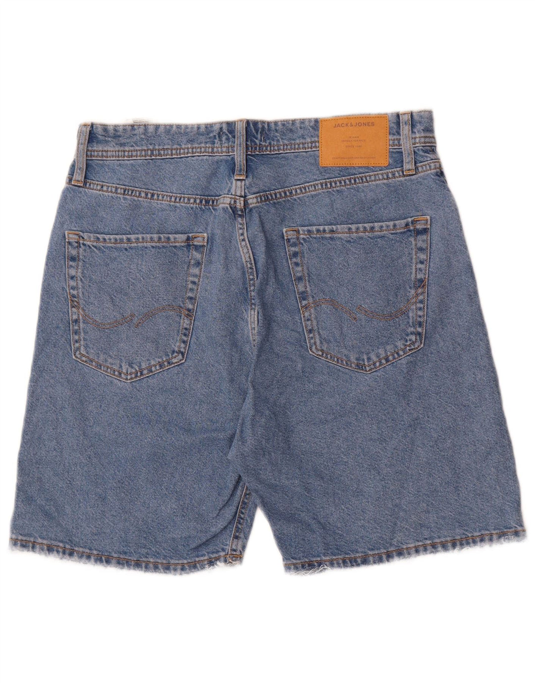 Pantaloncini di jeans da uomo Jack & Jones medi W32 cotone blu