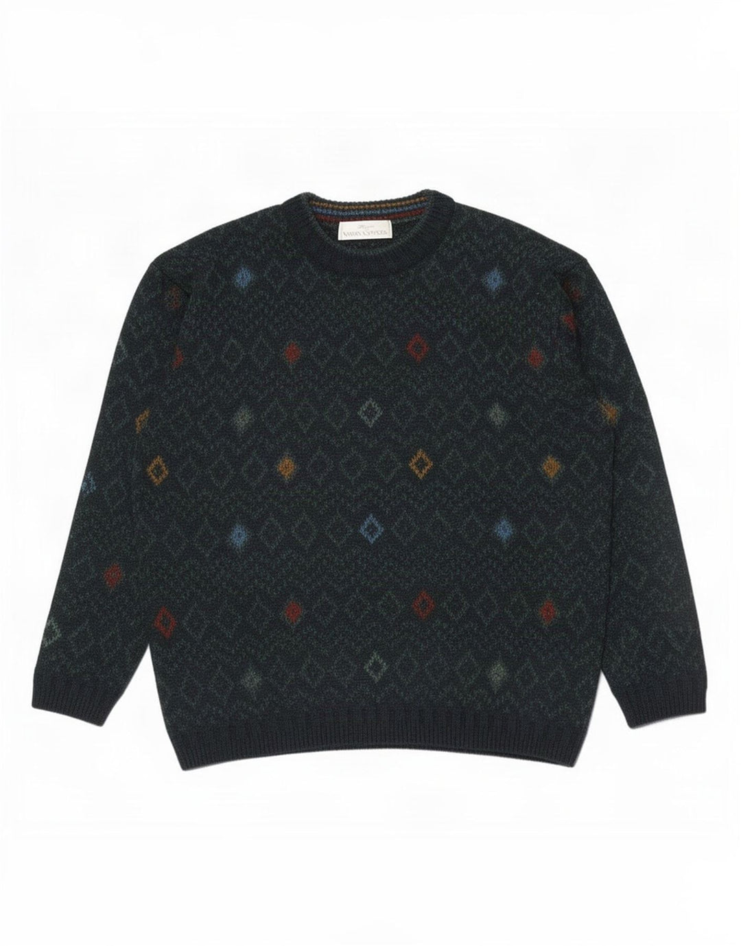 Maglione maglione a collo alto Marks & Spencer da uomo St. Michael verde medio