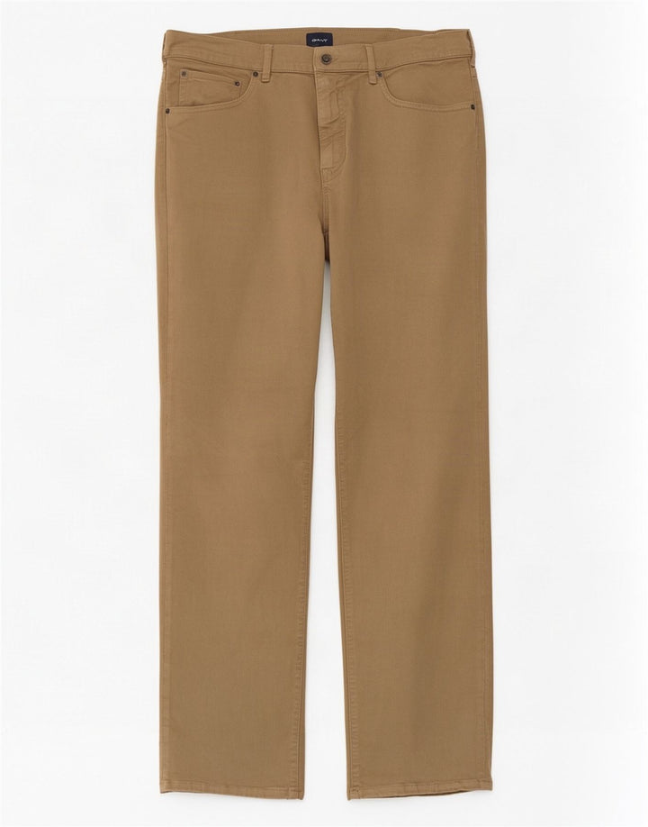 Pantaloni casual dritti da uomo Gant W36 L32 Beige
