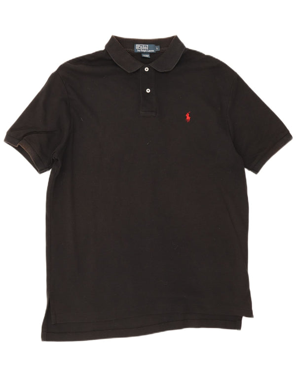 Polo Ralph Lauren Camicia da uomo grande in cotone nero