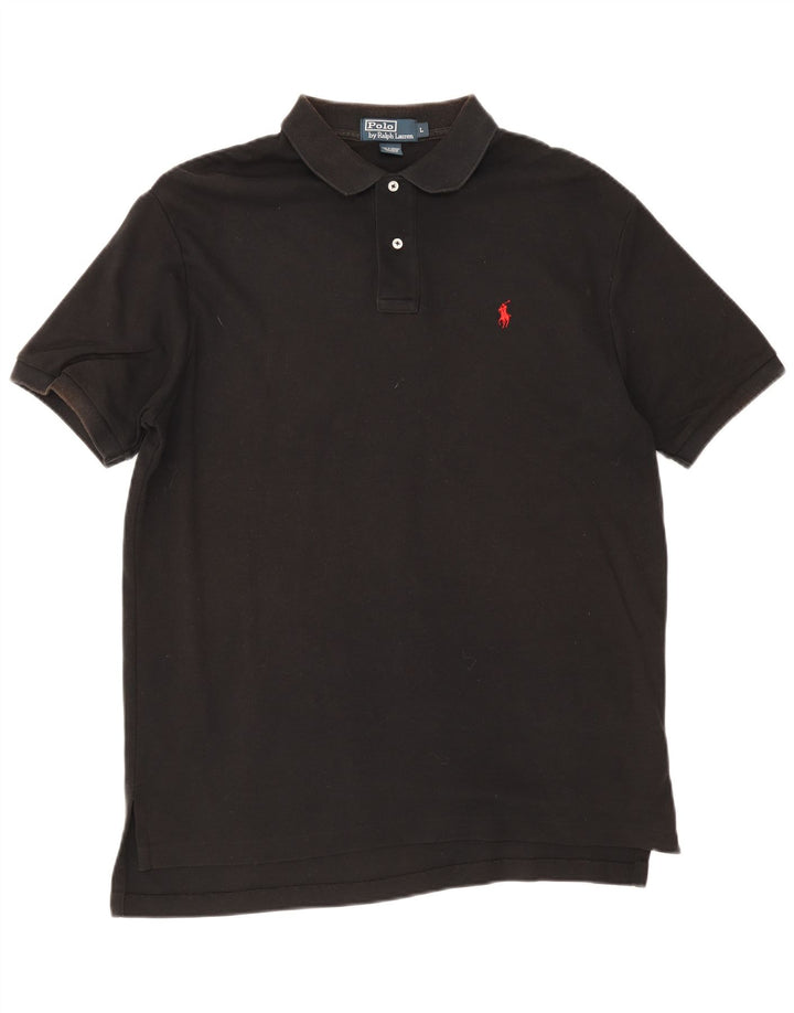 Polo Ralph Lauren Camicia da uomo grande in cotone nero