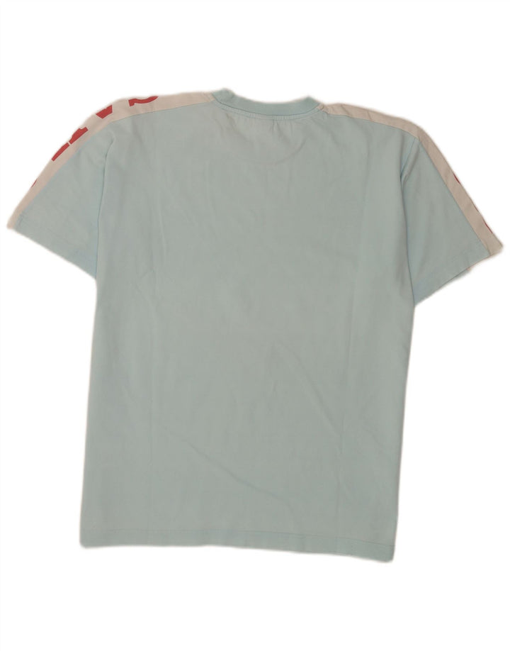 T-shirt grafica da uomo North Sails Top in cotone color block blu medio