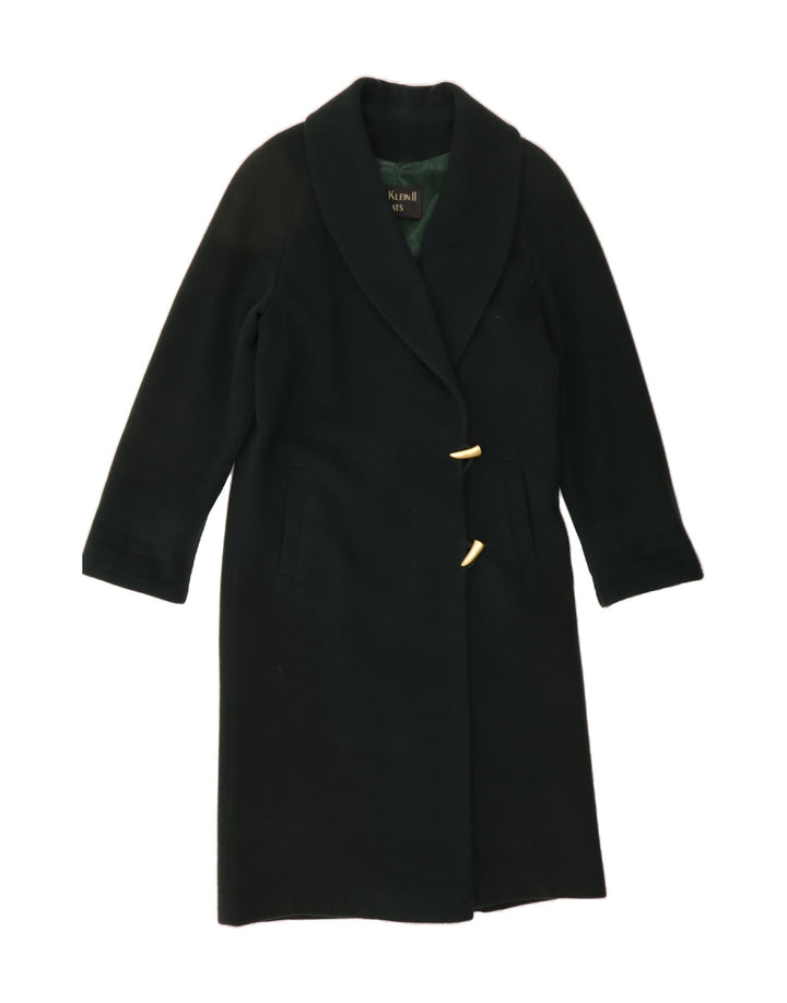 ANNE KLEIN Womens Overcoat UK 16 Large Green Wool Vintage Anne Klein and Second-Hand Anne Klein from Messina Hembry 