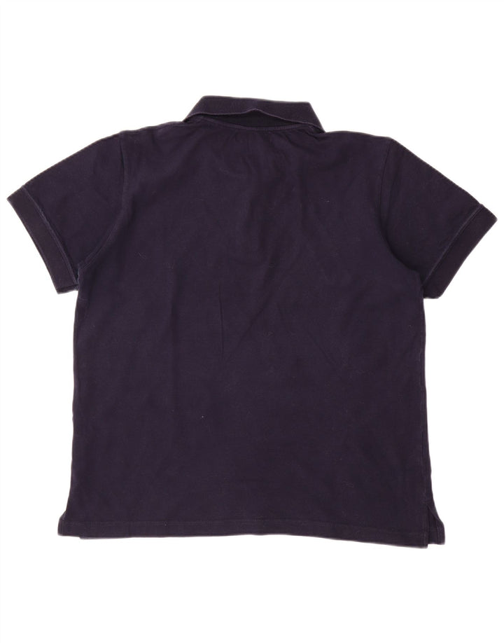 Polo da uomo ELLESSE Large in cotone blu navy