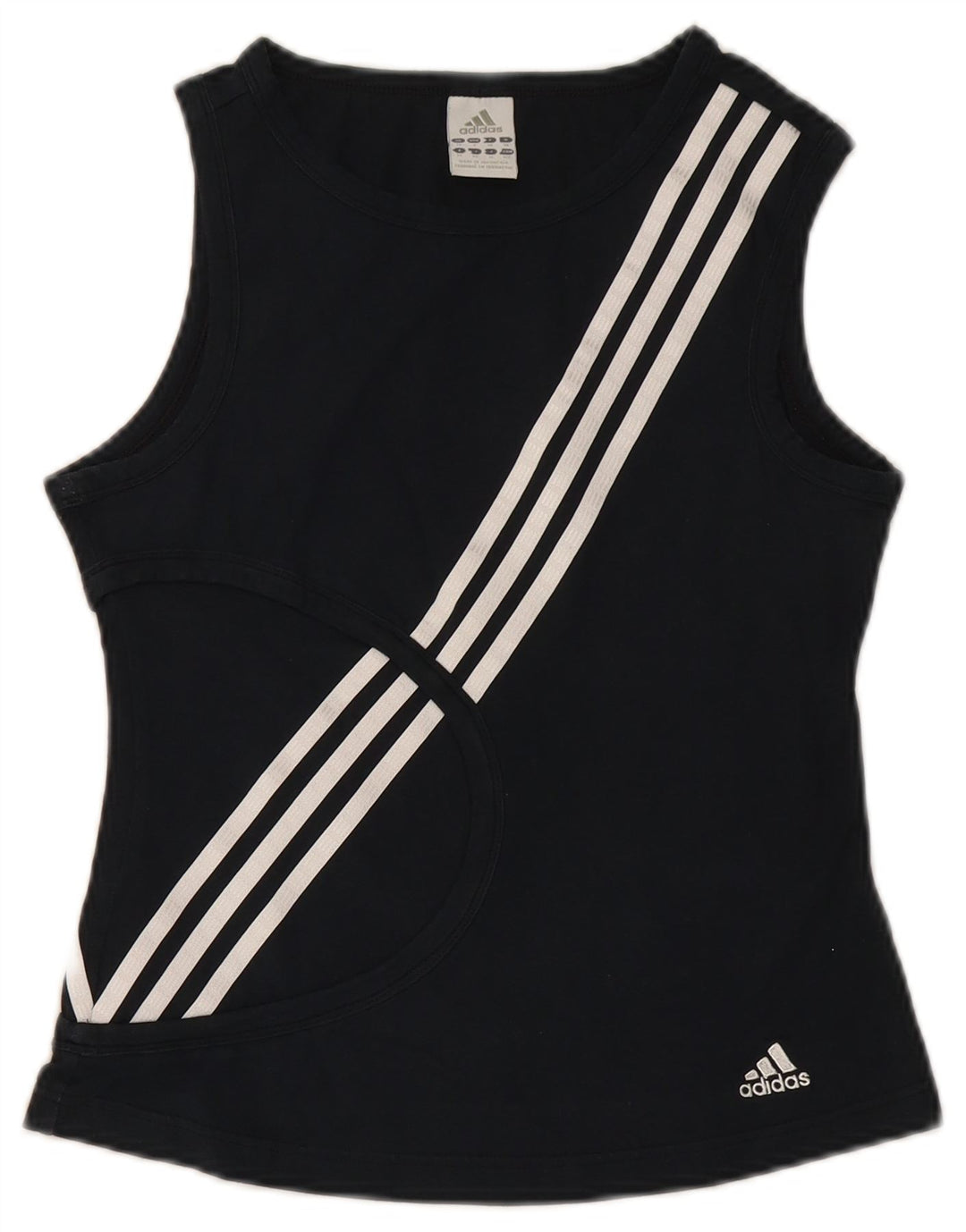 Canotta da donna Adidas UK 10 piccola in cotone nero