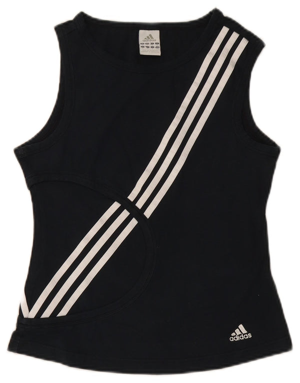 Canotta da donna Adidas UK 10 piccola in cotone nero