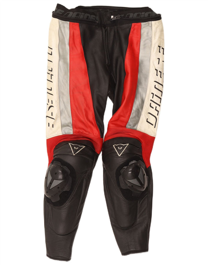 Set da 2 pezzi grafico da uomo Dainese taglia 50 piccolo W34 L28 motociclista nero
