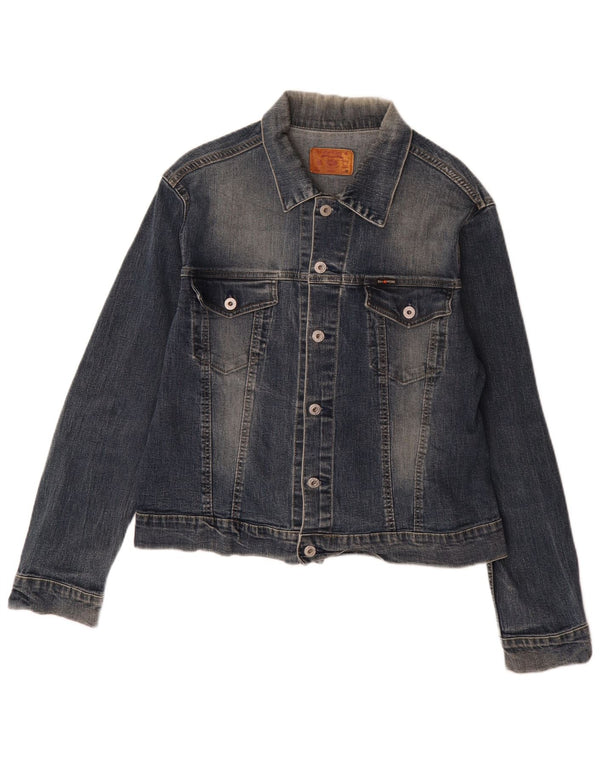 Giacca in denim da uomo Energie UK 38 cotone blu medio