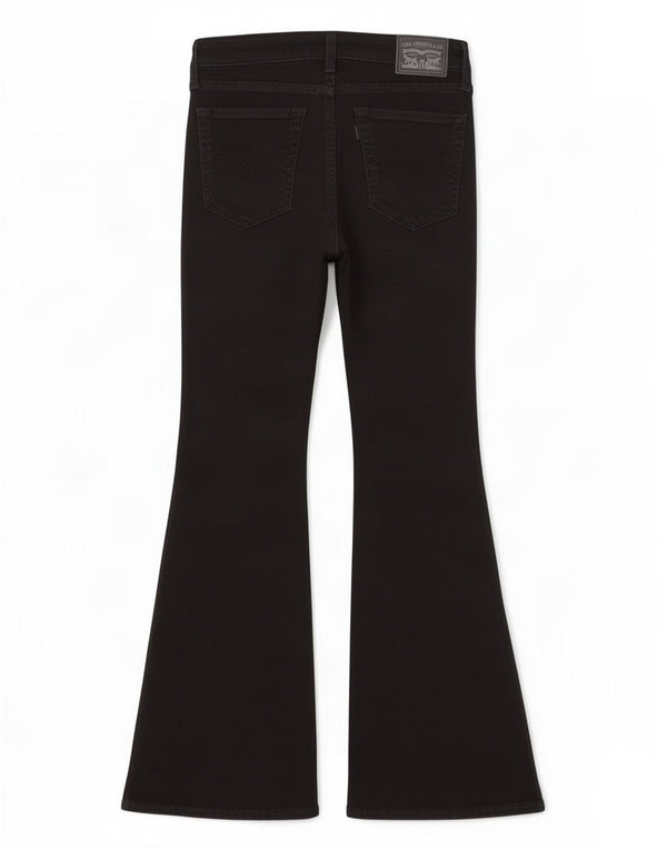 Levi's Womens 726 Flared Jeans W30 L29 Black
