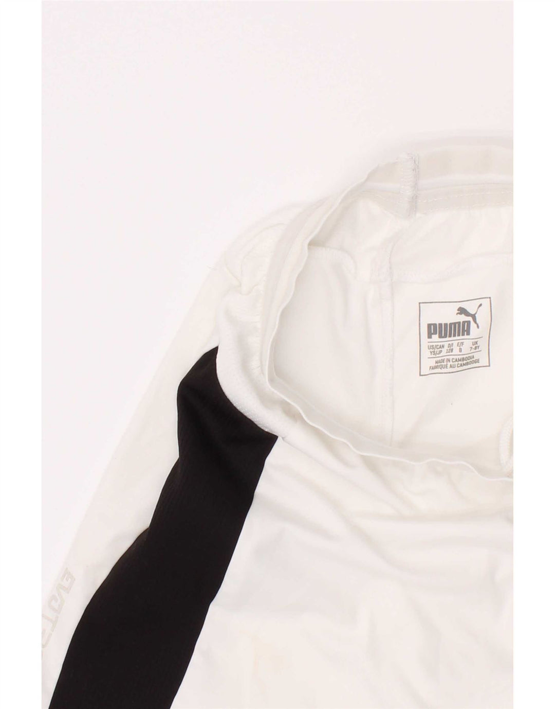 Pantaloncini sportivi Puma da bambino 7-8 anni Poliestere color block bianco