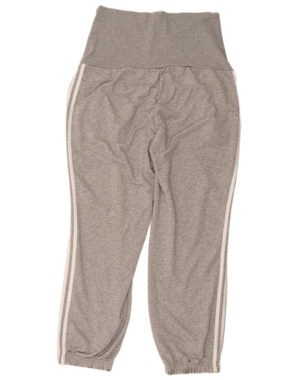 Adidas Pantaloni da tuta a vita alta da donna Joggers UK 20/22 XL Grigio